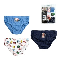 слипове,детско,бельо,marvel,marvel,single,jersey,briefs,3,units,white,blue,(multicrystal)