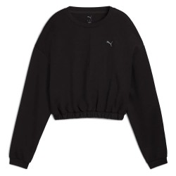блуза,дамски,блузи,puma,cloudspun,sweatshirt,puma,black,(black)