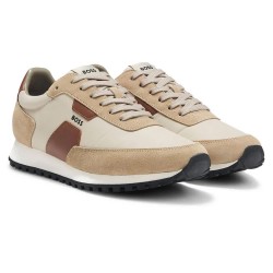 Маратонки BOSS Parkour L 10274272 01 trainers - Medium Brown (Beige) маратонки,мъжки,маратонки,boss,parkour,l,10274272,01,trainers,medium,brown,(beige)