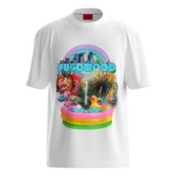 тениска,мъжки,тениски,hugo,duwood,01,short,sleeve,t,shirt,white,(white)