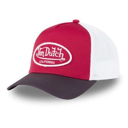 шапка,всички,шапки,von,dutch,poly,4,cap,red,(red,black,white)
