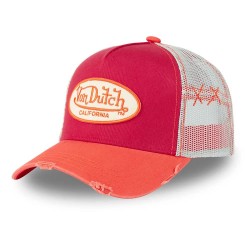 шапка,всички,шапки,von,dutch,used,4,cap,red,(red,orange,grey)