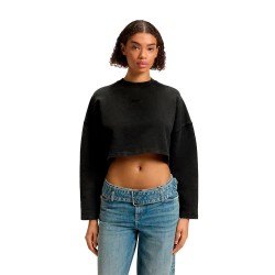 блуза,дамски,блузи,hugo,derissa,blue,sweatshirt,black