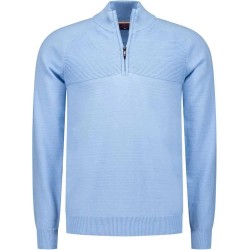 блуза,мъжки,пуловери,nza,new,zealand,edison,half,zip,sweater,maya,blue,(blue)