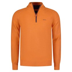 блуза,мъжки,пуловери,nza,new,zealand,memphis,half,zip,sweater,orange