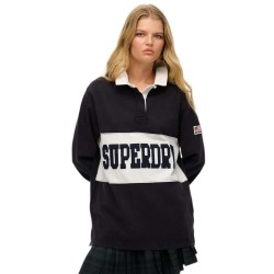 блуза,дамски,блузи,superdry,athletic,essential,oversized,sweatshirt,black