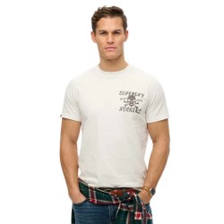 тениска,мъжки,тениски,superdry,black,label,short,sleeve,t,shirt,cream,(beige)