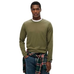 тениска,мъжки,тениски,superdry,classic,essential,long,sleeve,t,shirt,green,(beetle,green)