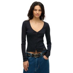 тениска,дамски,тениски,superdry,essential,long,sleeve,t,shirt,eclipse,navy,(black)