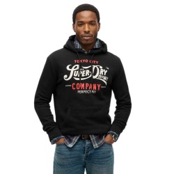суичър,мъжки,пуловери,superdry,perfect,fit,script,hoodie,black