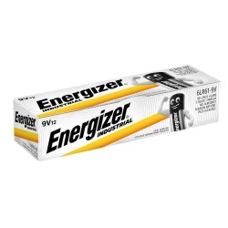 батерии,energizer,industrial,pro,6lr61,9v,alkaline,battery,12,units,clear,(grey)