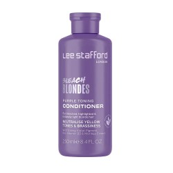 хигиена,коса,lee,stafford,bleach,blondes,purple,toning,hair,conditioner,250ml,white,(purple)