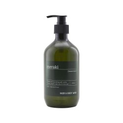хигиена,коса,meraki,harvest,moon,hair,&,body,wash,(309770101),shampoo,490ml,clear,(white)