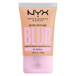 ексфолианти,nyx,professional,makeup,bare,with,me,blur,tint,05,vanilla,foundation,brown