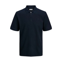 сако,мъжки,блузи,с,яка,jack,&,jones,austin,zip,plus,size,short,sleeve,polo,navy,blazer,classic,(blue)