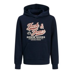 суичър,детски,блузи,jack,&,jones,logo,2,col,mni,hoodie,sky,captain,(blue)