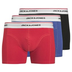 боксерки,мъжко,бельо,jack,&,jones,kayden,solid,sn,boxers,3,units,multicolor,(black,dazzling,blue,rococco,red)