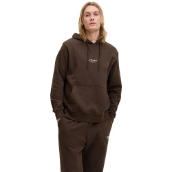 суичър,мъжки,пуловери,jack,&,jones,soho,hoodie,delicioso,(brown)