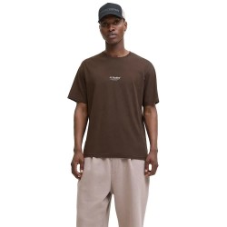 тениска,мъжки,тениски,jack,&,jones,soho,short,sleeve,t,shirt,delicioso,(brown)