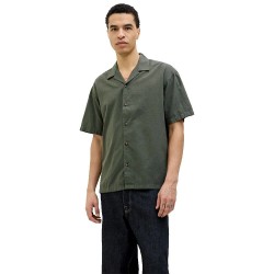 риза,с,къс,ръкав,мъжки,ризи,jack,&,jones,summer,resort,short,sleeve,shirt,green,(beetle)
