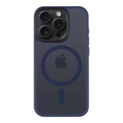 Tactical MagForce Hyperstealth iPhone 15 Pro phone case - Clear (Deep Blue) други,аксесоари,tactical,magforce,hyperstealth,iphone,15,pro,phone,case,clear,(deep,blue)