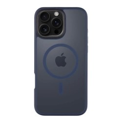 Tactical MagForce Hyperstealth iPhone 16 Pro Max phone case - Clear (Deep Blue) други,аксесоари,tactical,magforce,hyperstealth,iphone,16,pro,max,phone,case,clear,(deep,blue)