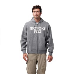 блуза,мъжки,пуловери,fox,moto,x,oversized,full,zip,sweatshirt,grey,(heather,graphite)