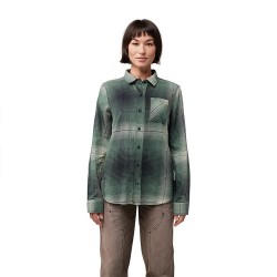 риза,с,дълъг,ръкав,дамски,блузи,дамски,ризи,fox,traildust,flannel,long,sleeve,shirt,heather,green,(green)