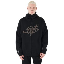блуза,мъжки,пуловери,project,x,paris,full,zip,sweatshirt,black,(black)