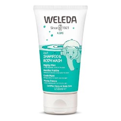 Weleda Fresh Mint 150ml Two In One Shampoo - Clear хигиена,коса,weleda,fresh,mint,150ml,two,in,one,shampoo,clear