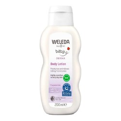 козметика,за,овлажняване,weleda,white,mallow,fragrance,free,200ml,body,milk,clear