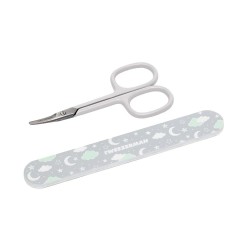 специфични,козметични,продукти,tweezerman,baby,scissors,with,file,nail,polish,transparent