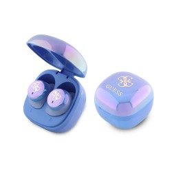 слушалки,слушалки,guess,4g,logo,mini,tws,wireless,earphones,blue,(blue)