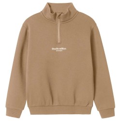 блуза,детски,блузи,name,it,brody,half,zip,sweatshirt,pure,cashmere,(beige)