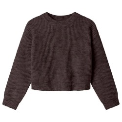 блуза,детски,блузи,name,it,holly,boxy,short,sweater,seal,brown,(brown)