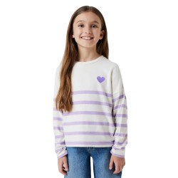 блуза,детски,блузи,name,it,line,ps,sweater,purple,rose,cloud,dancer,(white)