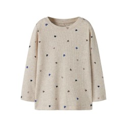 тениска,детски,тениски,name,it,nutti,long,sleeve,t,shirt,peyote,melange,hearts,(beige)