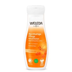 козметика,за,овлажняване,weleda,sea,buckthorn,rich,care,200ml,body,lotion,clear