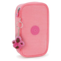 канцеларски,принадлежности,kipling,50,pens,pencil,case,coral,sea,(pink)
