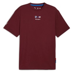 тениска,мъжки,тениски,puma,bmw,mms,car,graphic,2,short,sleeve,t,shirt,ruby,shimmer,(red)