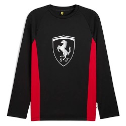 тениска,мъжки,тениски,puma,ferrari,lifestyle,long,sleeve,t,shirt,black,(puma,black)