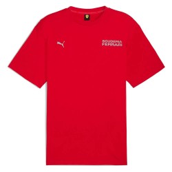 тениска,мъжки,тениски,puma,ferrari,lifestyle,short,sleeve,t,shirt,rosso,corsa,(red)