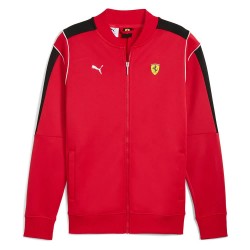 яке,мъжки,анцузи,puma,ferrari,mt7,tracksuit,jacket,rosso,corsa,(red)