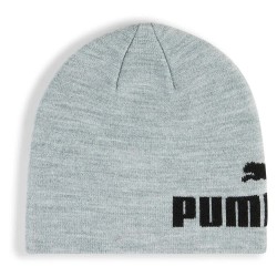 шапка,всички,шапки,puma,ess,cuffless,beanie,light,grey,heather,puma,black,(grey)