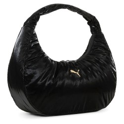 чанта,за,през,рамо,всички,чанти,puma,up,hobo,shoulder,bag,puma,black,metallic,gold,logo,(black)