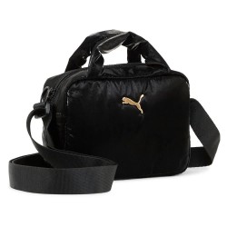 чанта,сакове,puma,up,mini,bag,puma,black,metallic,gold,logo,(black)