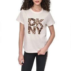 тениска,дамски,тениски,dkny,stacked,animal,print,short,sleeve,t,shirt,white,(eggnog,black,whiskey)