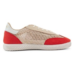 обувки,мъжки,маратонки,duuo,shoes,ona,lace,trenzado,trainers,red,(beige)