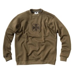 блуза,мъжки,пуловери,west,coast,choppers,parts,sweatshirt,brown,(olive,green)