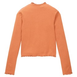 тениска,детски,тениски,tom,tailor,cropped,long,sleeve,t,shirt,orange,(light,amber,brown)